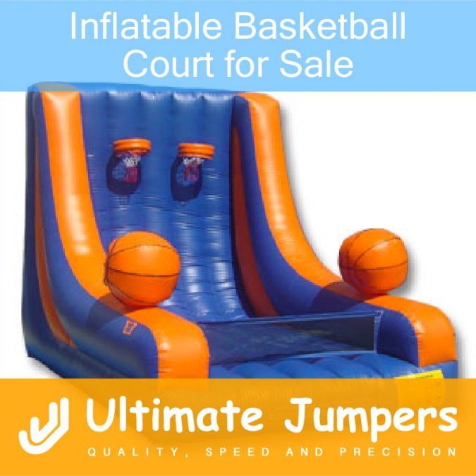 inflatable basketball court rental