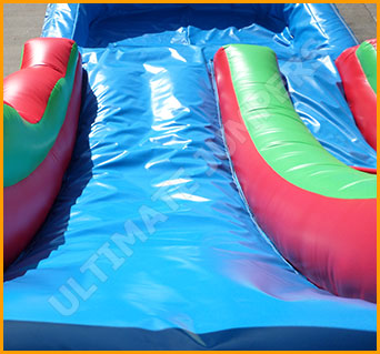 14' Inflatable Tropical Water Slide
