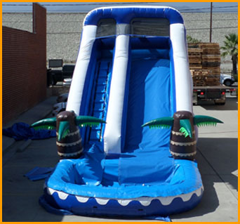 16' Front Load Tropical Water Slide