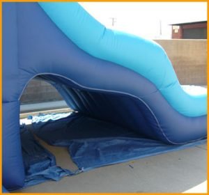 16' Back Load Triple Lane Water Slide
