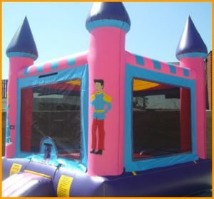 Flat Roof Princess Castle Bouncer
