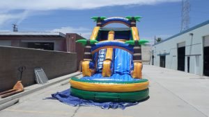 Green Tropical Water Slide