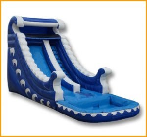 Inflatable 18' Ocean Wave Water Slide