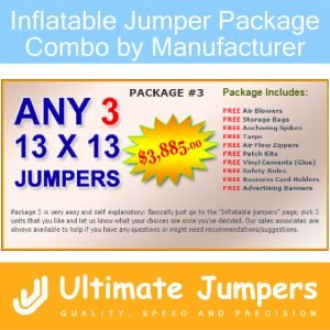 Inflatable Jumper Package Combo by Manufacturer Inflatable Jumper Package Combo by Manufacturer