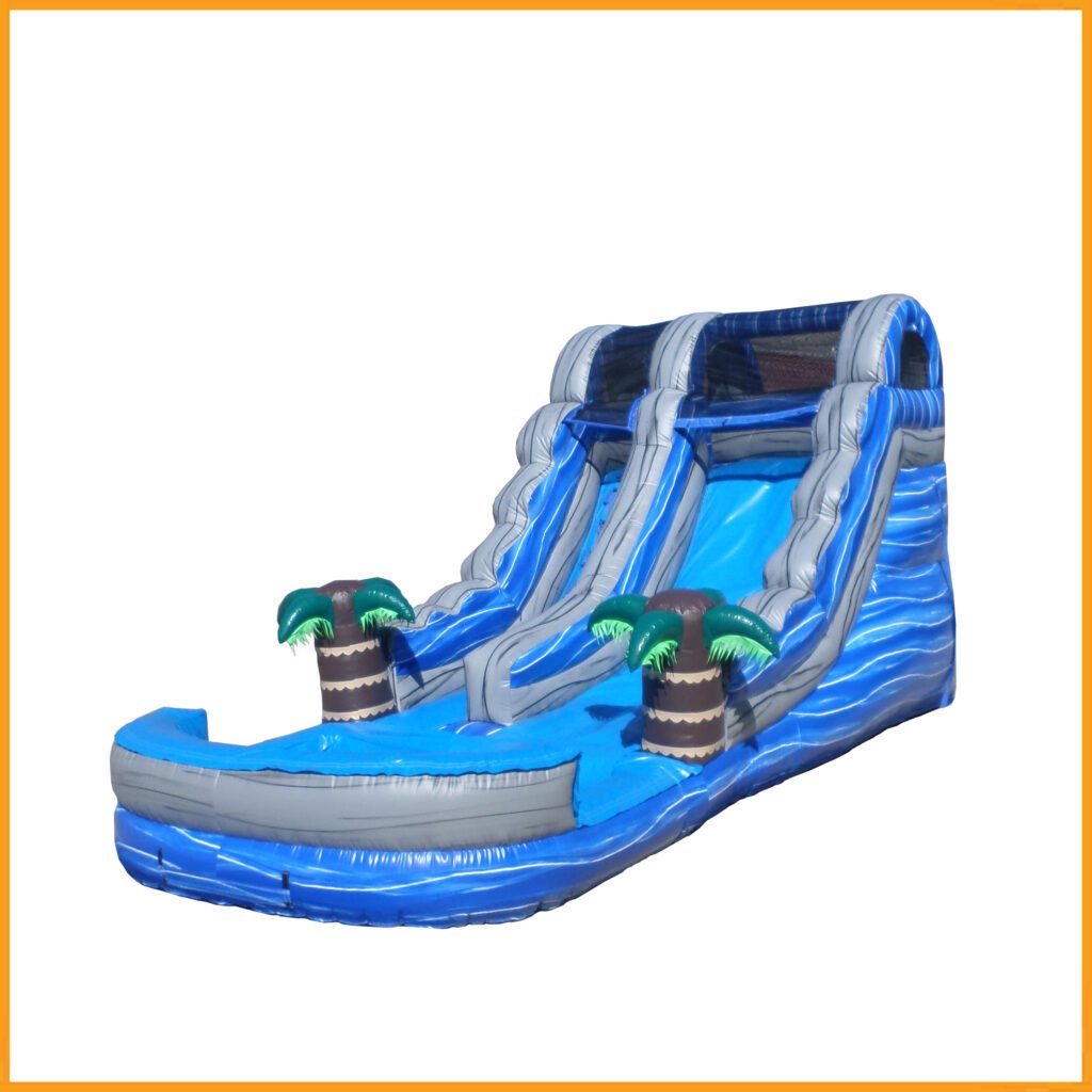 14′ Tropical Water Slide W118