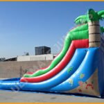 14′ Inflatable Tropical Water Slide W090