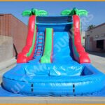 14′ Inflatable Tropical Water Slide W090