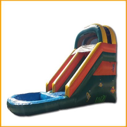 14′ Under the Sea Front Load Water Slide W061