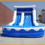 14′ Wet and Dry Tidal Wave Water Slide W063