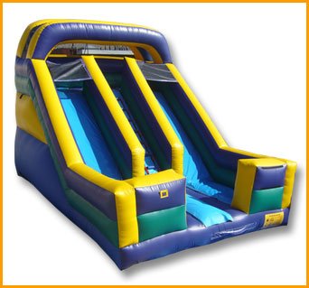 15′ Front Load Double Lane Slide S035