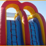 16′ Back Load Double Lane Water Slide W037
