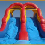 16′ Back Load Double Lane Water Slide W037