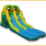 16′ Back Load Double Lane Water Slide W045