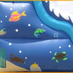 16′ Double Lane Wavy Water Slide W031