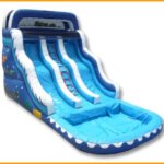 16′ Double Lane Wavy Water Slide W031