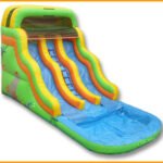16′ Double Lane Wavy Water Slide W056