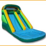 16′ Front Load Single Lane Water Slide W030