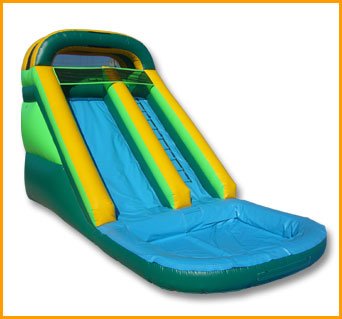 16′ Front Load Single Lane Water Slide W030