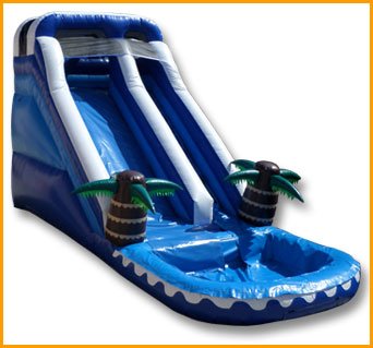 16′ Front Load Tropical Water Slide W071