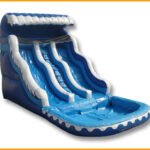 17′ Ocean Wave Double Lane Water Slide W041