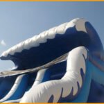 17′ Ocean Wave Double Lane Water Slide W041