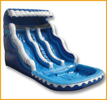 17′ Ocean Wave Double Lane Water Slide W041