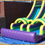 18′ Double Lane Wet and Dry Water Slide W089