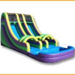 18′ Double Lane Wet and Dry Water Slide W089