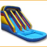 18′ Front Load Double Lane Water Slide W036