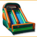 18′ Front Load Single Lane Slide S018