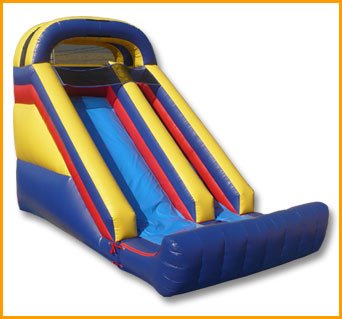 18′ Front Load Single Lane Wet Dry Slide W026