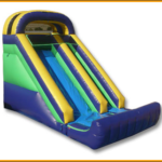 18′ Front Load Single Lane Wet and Dry Slide W027