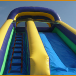 18′ Front Load Single Lane Wet and Dry Slide W027
