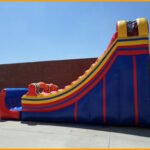 18′ Inflatable Wet and Dry Water Slide W076
