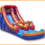 18′ Inflatable Wet and Dry Water Slide W076