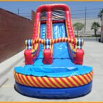 18′ Inflatable Wet and Dry Water Slide W076