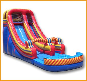 18′ Inflatable Wet and Dry Water Slide W076