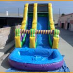 18′ Multicolor Wet and Dry Water Slide W074