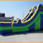 18′ Single Lane Wet and Dry Water Slide W080