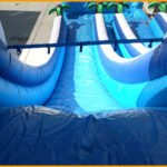 20′ Inflatable Double Lane Tropical Water Slide W078