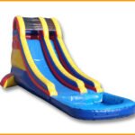 20′ Multicolor Wet and Dry Water Slide W057