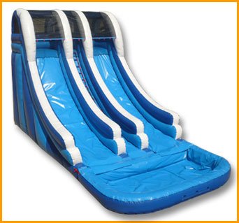 21′ Double Lane Wet and Dry Water Slide W047