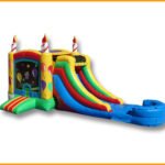 3 in 1 Birthday Cake Bouncer Slide Combo C102