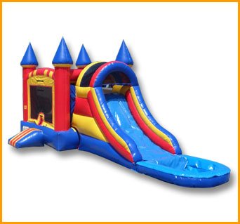 3 in 1 Wet Dry Arch Castle Slide Combo C089