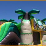 3 in 1 Wet and Dry Inflatable Jungle Combo C085