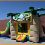 3 in 1 Wet and Dry Inflatable Jungle Combo C085