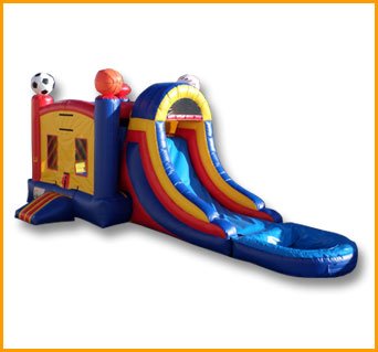 3 in 1 Wet Dry Inflatable Sports Combo C107