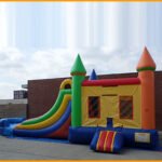 3 in 1 Wet Dry Multicolor Castle Bouncer Combo C101