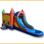 3 in 1 Wet Dry Multicolor Castle Bouncer Combo C110