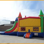 3 in 1 Wet Dry Multicolor Castle Bouncer Combo C110